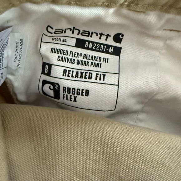 Carhartt 102291 Rugged Flex Rigby Relaxed Fit Pant 34 x 28.5 - Picture 6 of 6